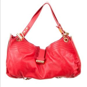 Gorgeous jimmy choo red leather bag